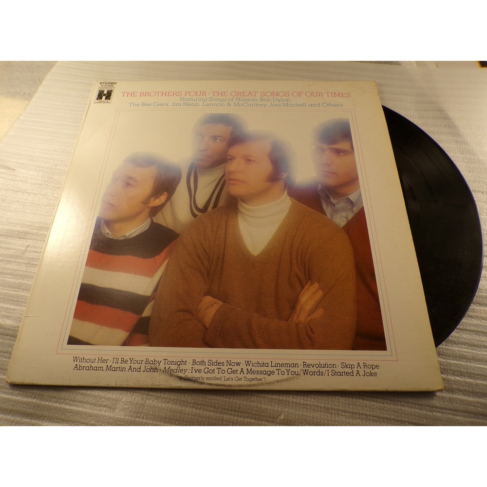 The Brothers Four The Great Songs of Our Times Vinyl LP Harmony H 31505 Folk Pop